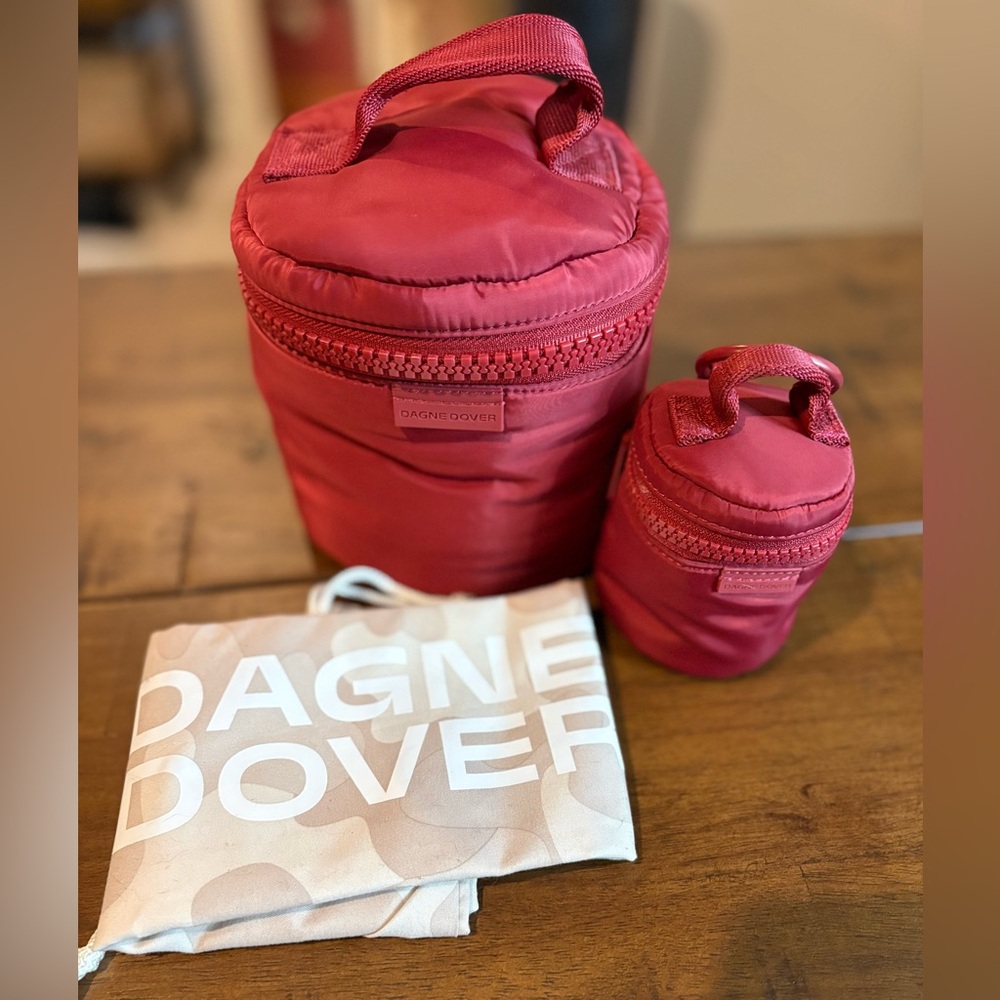 Dagne Dover Mila Toiletry Organizer and Mila Keychain in Spice